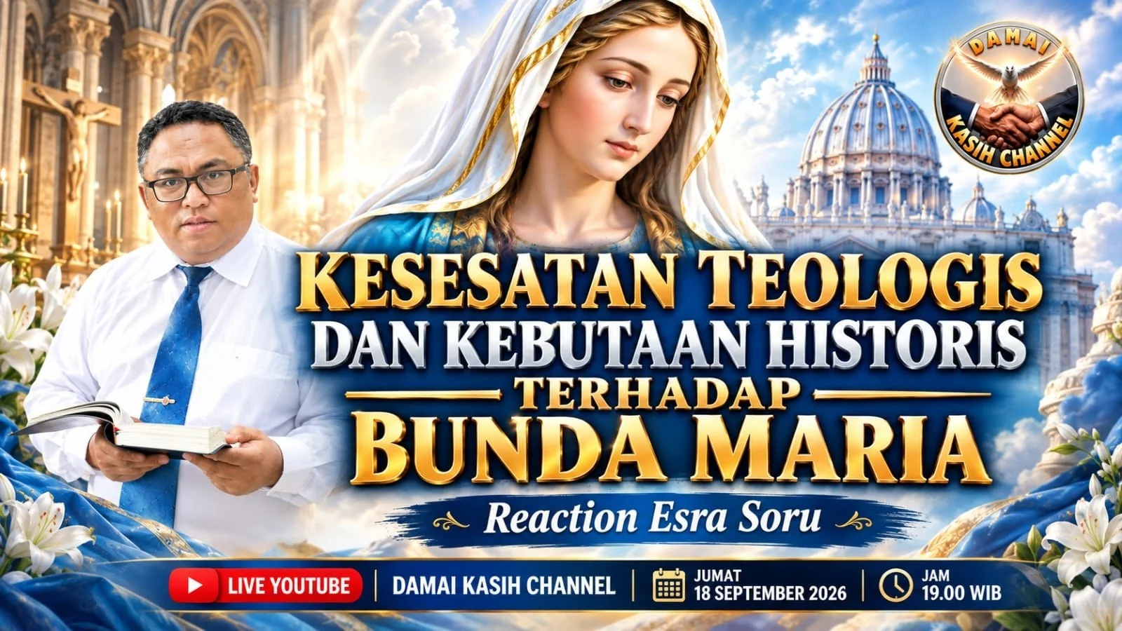 Contra Esra #1: Menjawab Serangan terhadap Mariologi, Perantaraan, dan Soteriologi Katolik